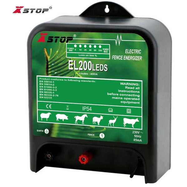 Electric Fence Energiser 2 Joule 40km 240V AU plug