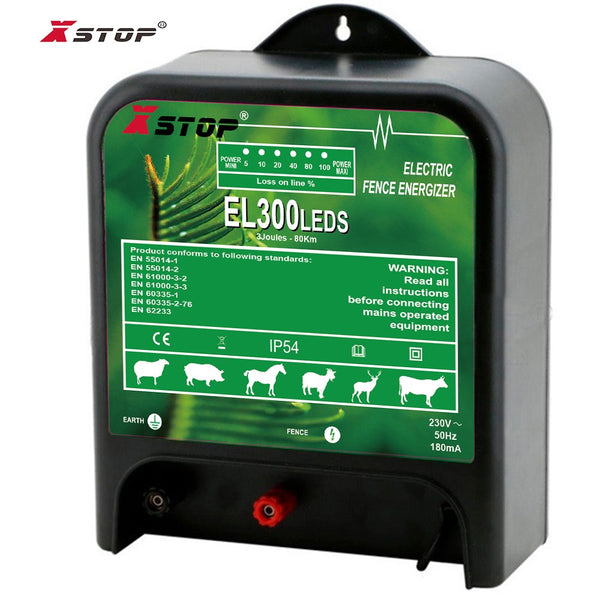 Electric Fence Energiser 3 Joule 80km 240V AU plug