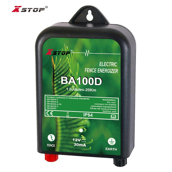 Electric Fence Energizer Dual Power 1 Joule 10km 12V DC