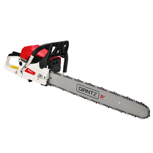 Giantz 62cc Petrol Commercial Chainsaw 20" Bar E-Start Tree Chain Saw Pruning-3