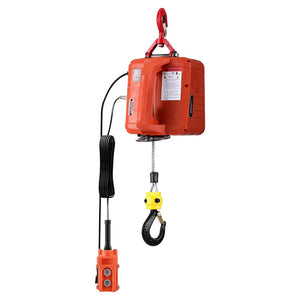 Giantz Electric Hoist Winch 500KG Wired/Wireless Remote Control-0