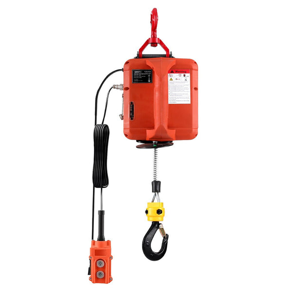 Giantz Electric Hoist Winch 500KG Wired/Wireless Remote Control-2