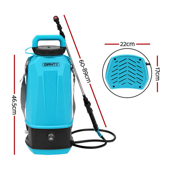 Giantz Weed Sprayer Pressure 8L Shoulder Pesticide-1