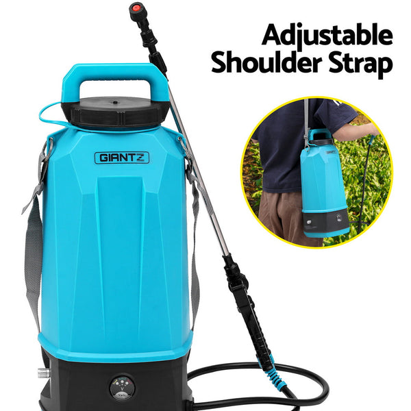 Giantz Weed Sprayer Pressure 8L Shoulder Pesticide-4