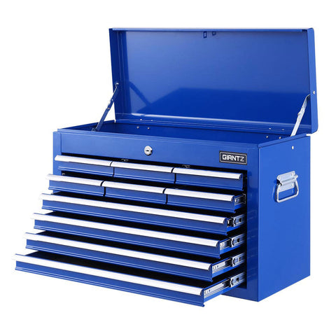 Giantz 10-Drawer Tool Box Chest Cabinet Garage Storage Toolbox Blue-0