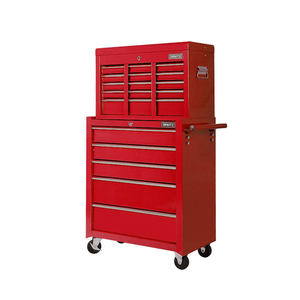 Giantz 14 Drawers Toolbox Chest Cabinet Mechanic Trolley Garage Tool Storage Box-2