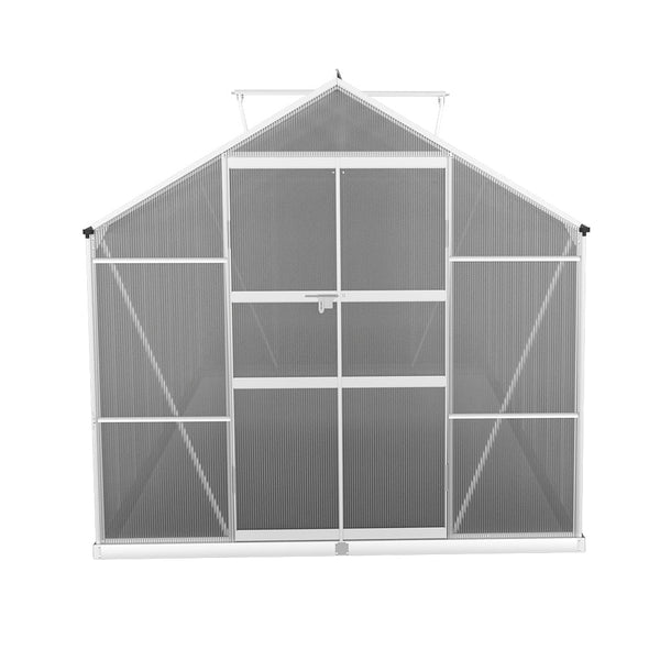 Aluminium Greenhouse Polycarbonate Green House Garden Shed 4.7x2.5M-3