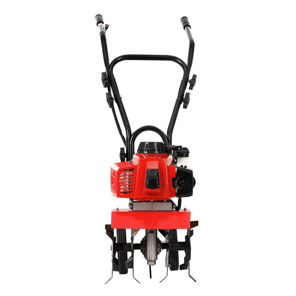 88CC Tiller Garden Cultivator Rototiller 6 Blades Soil Plower Rotary Hoe-2