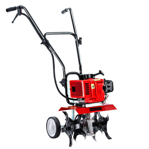 88CC Tiller Rototiller Garden Cultivator 4 Blades Soil Power Rotary Hoe-0