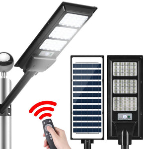 240 LED Solar Street Light Flood Motion Sensor Remote-0