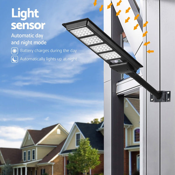 320 LED Solar Street Light Flood Motion Sensor Remote-3