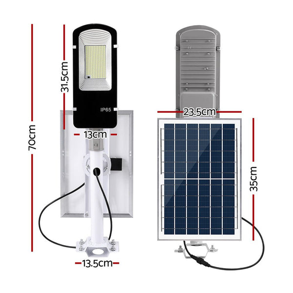 386 LED Solar Street Light Flood Motion Sensor Remote-1