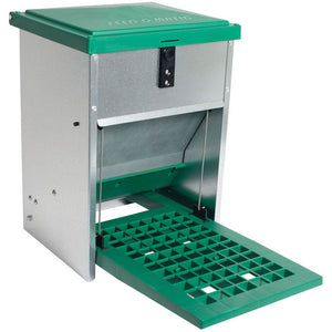 Chicken Feeder Feed-O-Matic Automatic Treadle Feeder